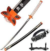 Vista 65 de SV Anime Demon Slayer Sword Katana 41 Inch Decorative Collectible Gift Cosplay Sword，Various Styles Available