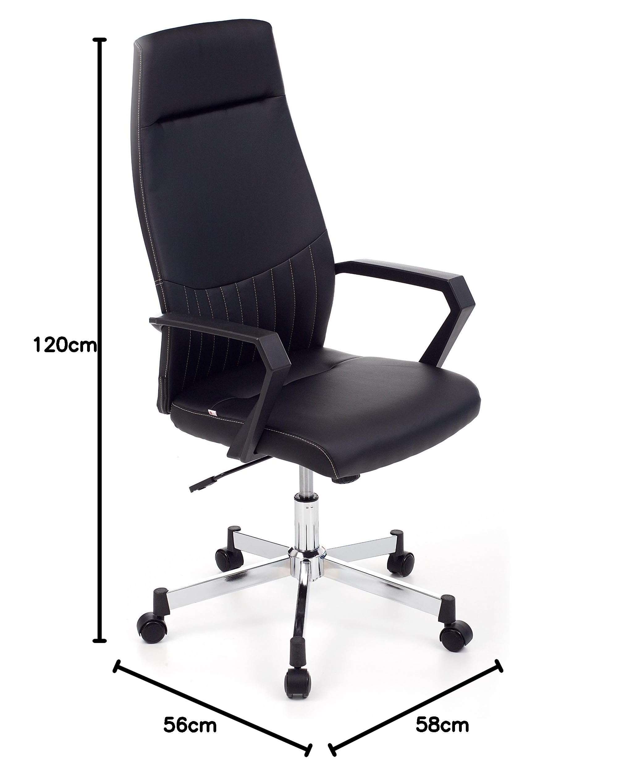 Myoffice Corners Sake Poltrona, Poliuretano, Nera, 56x58x120 cm