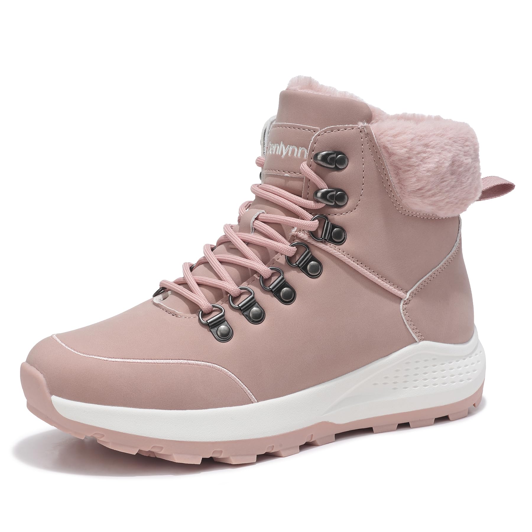 Cenlynn Damen Winterschuhe Winterstiefel Gefütterte Schneestiefel Outdoor Trekking Wanderschuhe
