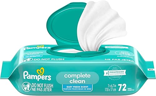 Miniatura 9 de Pampers Toallitas para bebés completas Clean Baby Fresh Aroma 1X Pop-Top de 72 unidades