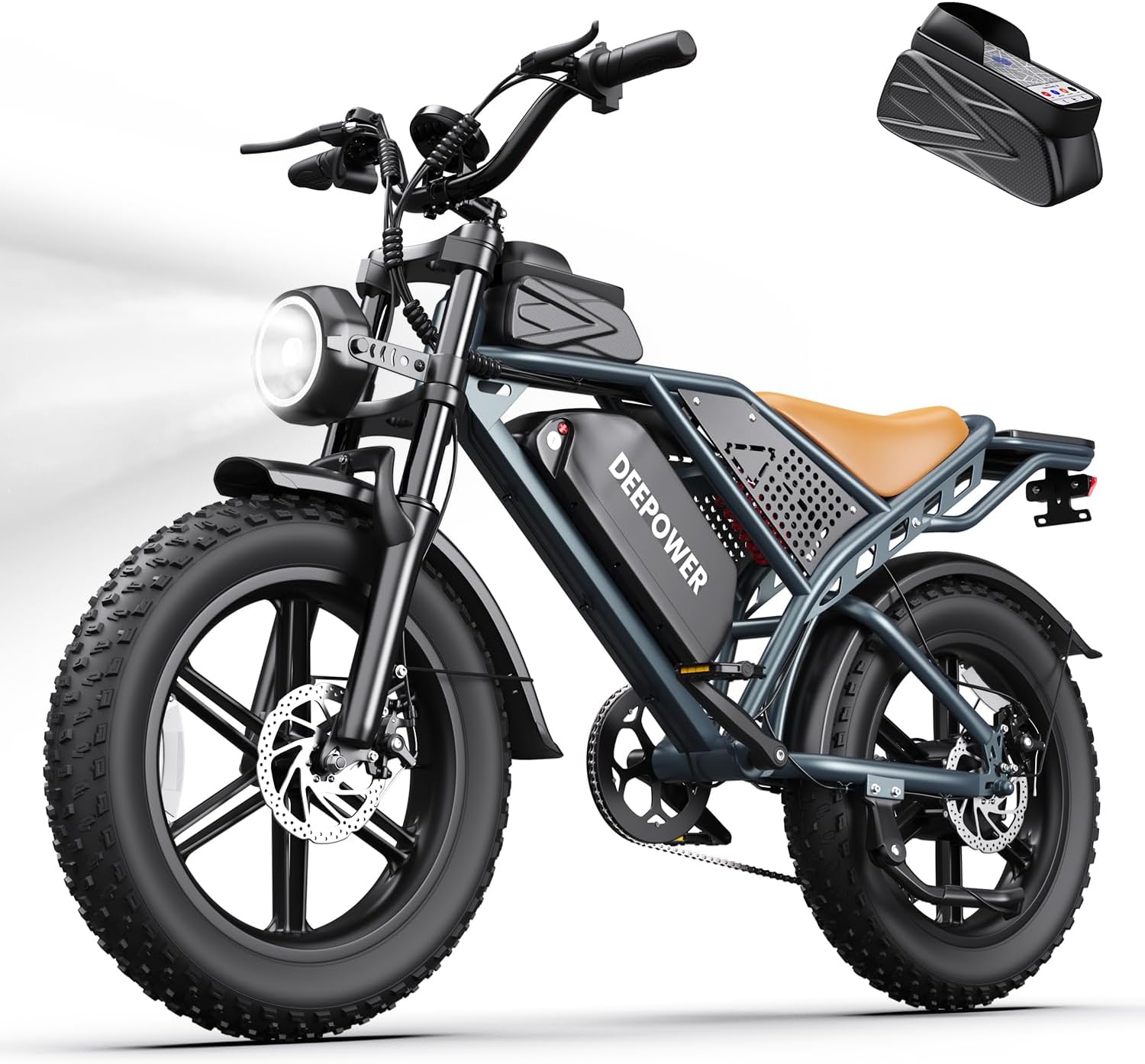 DEEPOWER Electric Bike for Adults