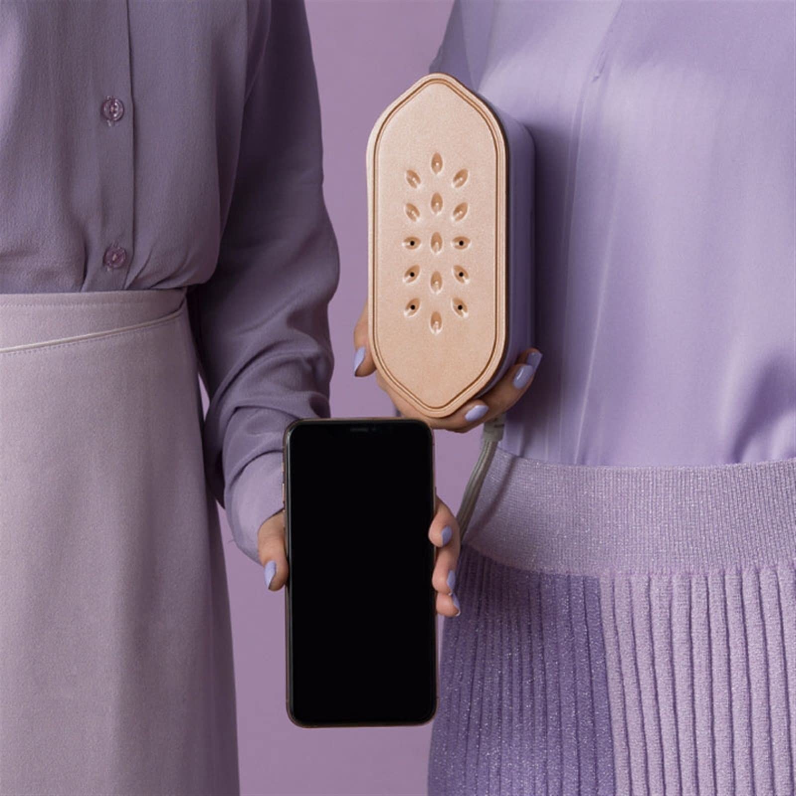 Planchas, plancha de vapor de mano, vaporizador eléctrico de ropa, planchado colo de ropa, planchado colgante, máquina de planchado de ropa para el hogar, para viajes, 6 orificios para vapor