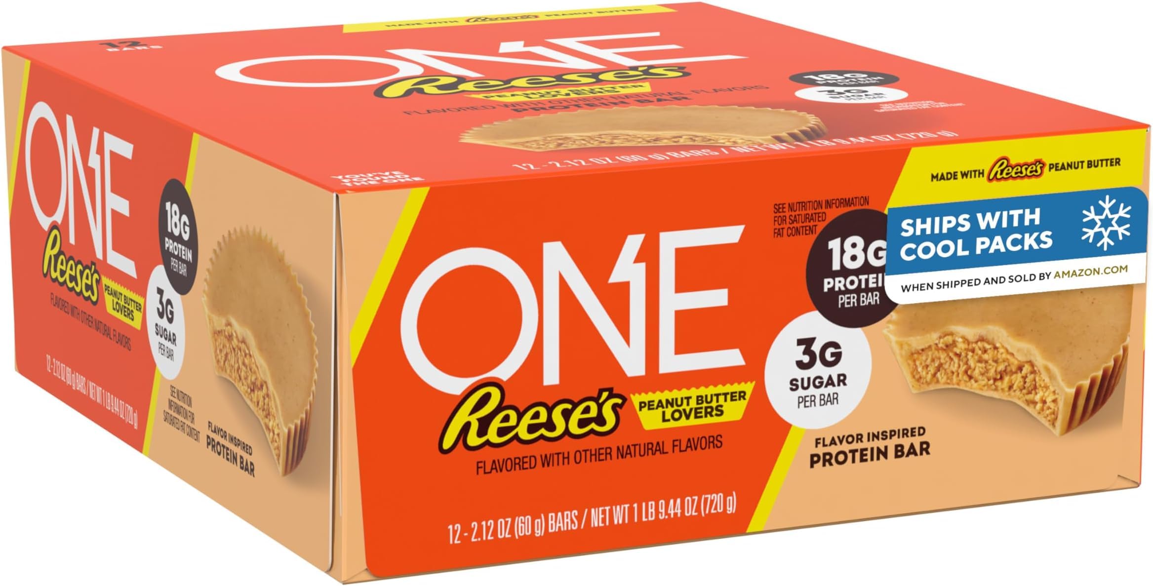 ONE Hershey's Cookies 'n' Creme Protein Bars, 18g Protein, 12 ct — Amazon image 12