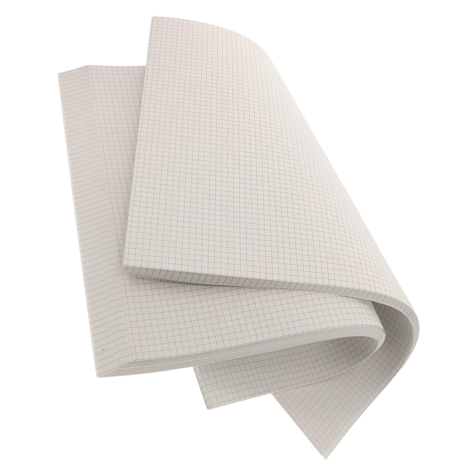 DOITOOL 200 Stück A3 Rasterpapierblock für Technik und Zeichnung, Stark