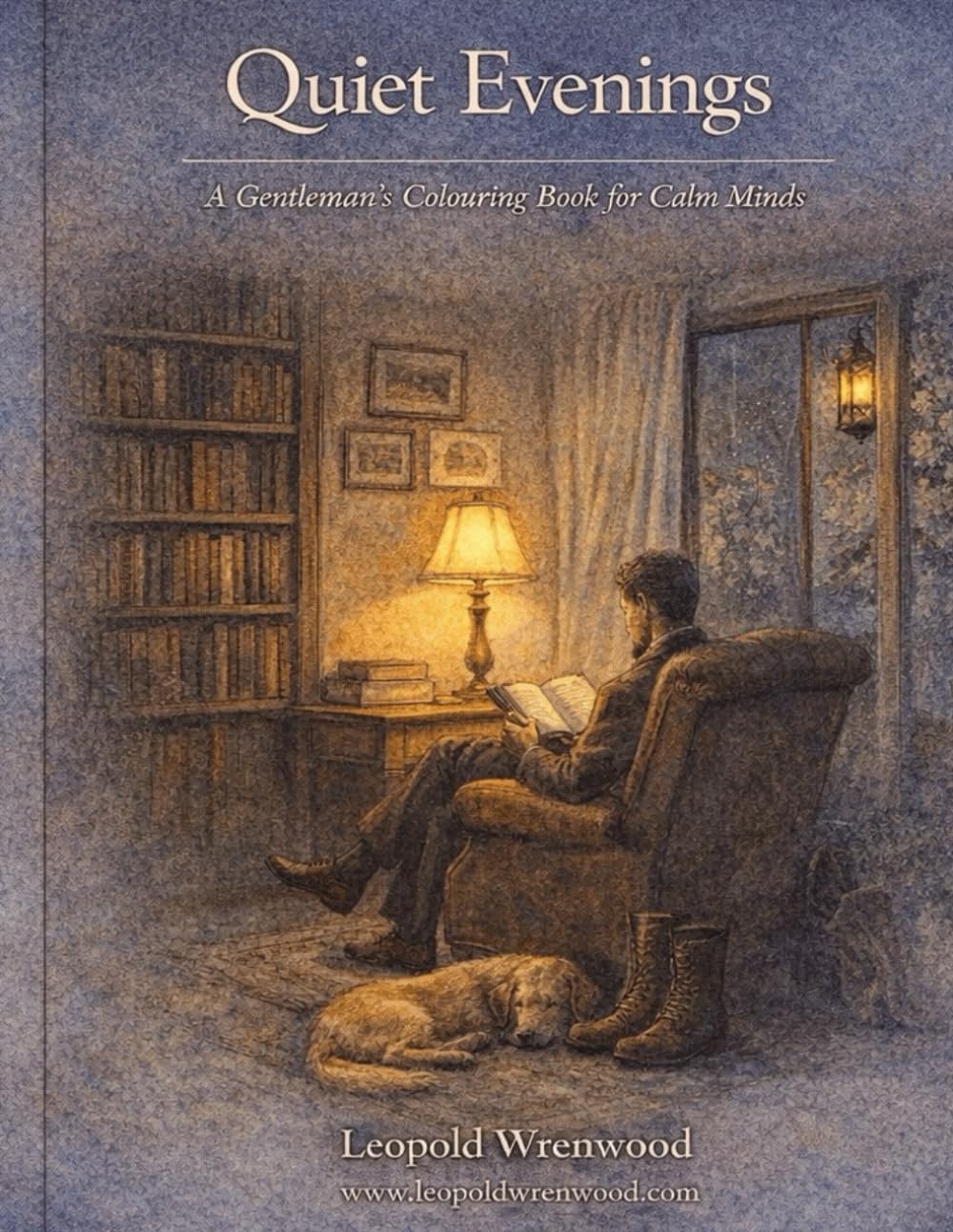 Quiet Evenings: A Gentleman's Colouring Book for Calm Minds (The Wrenwood Library)