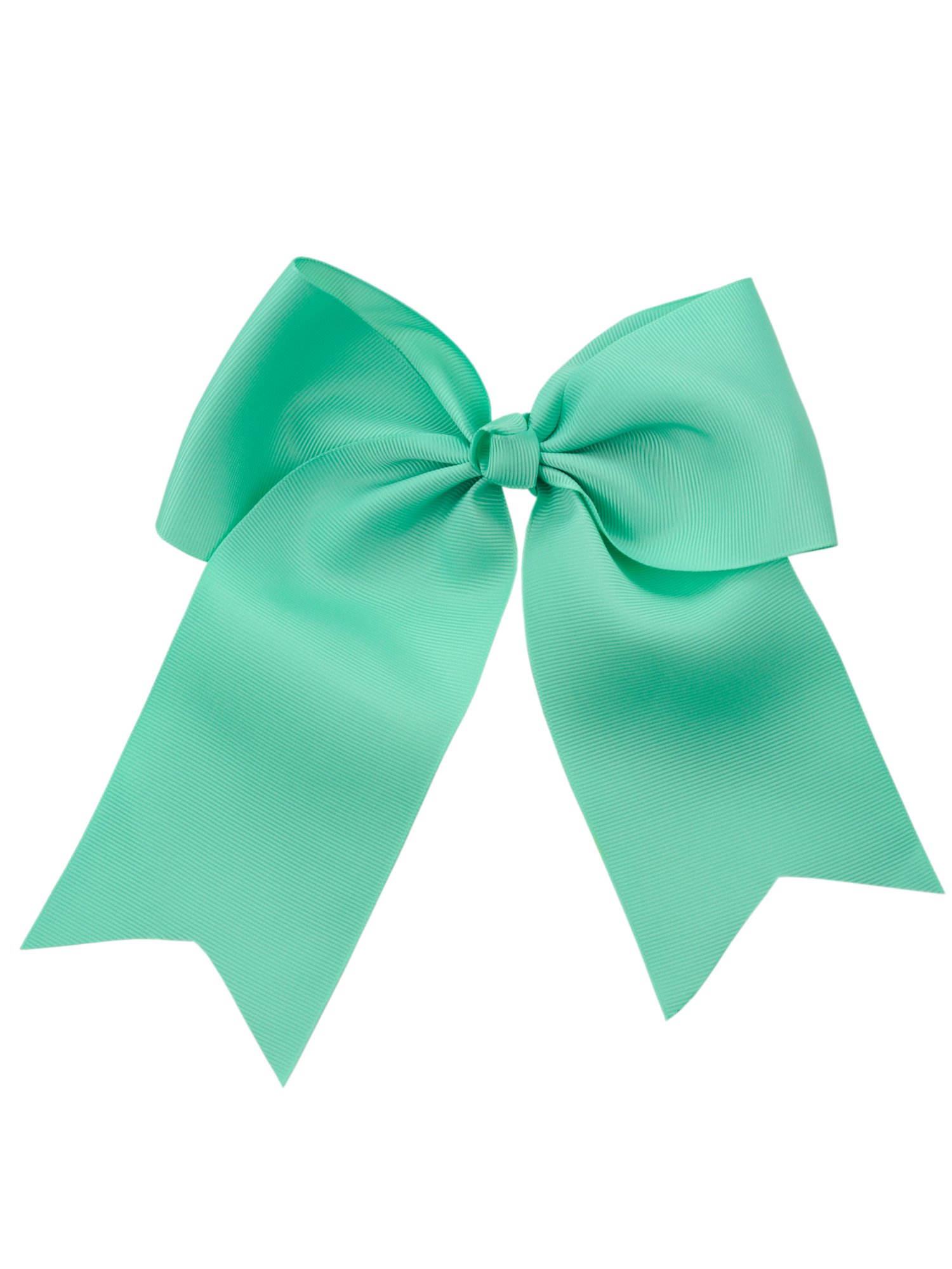 NYFASHION101 Women's Girls' Smooth Grosgrain Ribbon Bow Alligator Clip, Mint