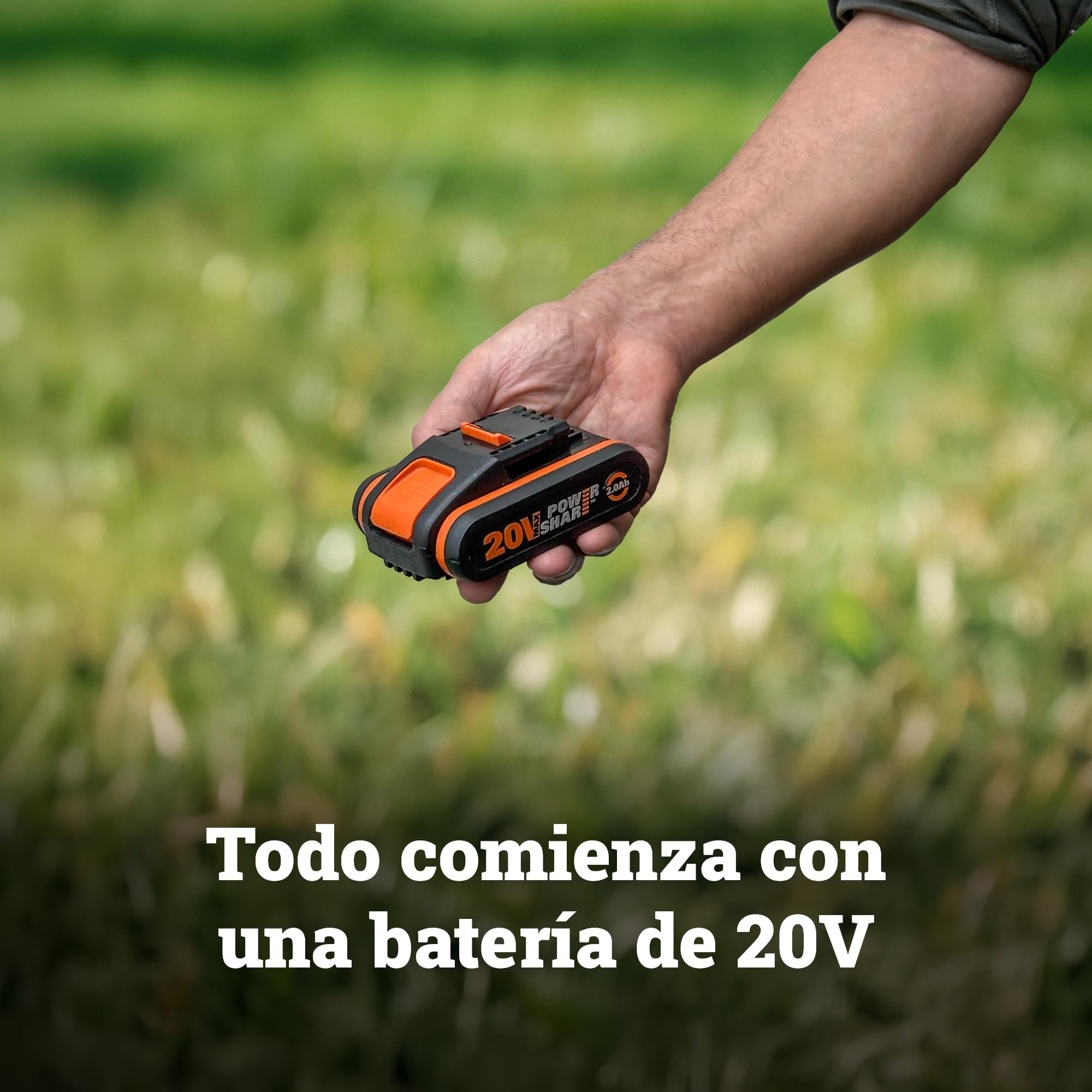 WORX WX620.9 Cepillo Eléctrico Brushless 20V 82mm, sin Batería | Profundidad 2mm, rebaje 8mm, 15.000 rpm, placa aluminio, ranuras V bisel, expulsión virutas ambos lados, PowerShare