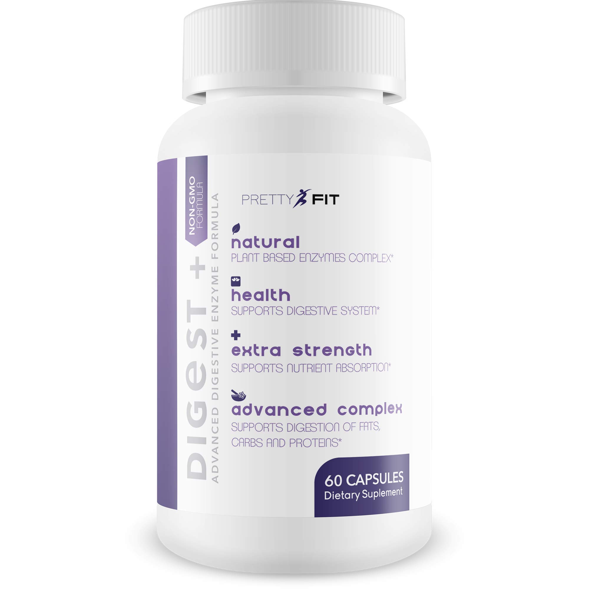 Buy PrettyFit Digest+ Complete Digestive Enzyme Supplement with