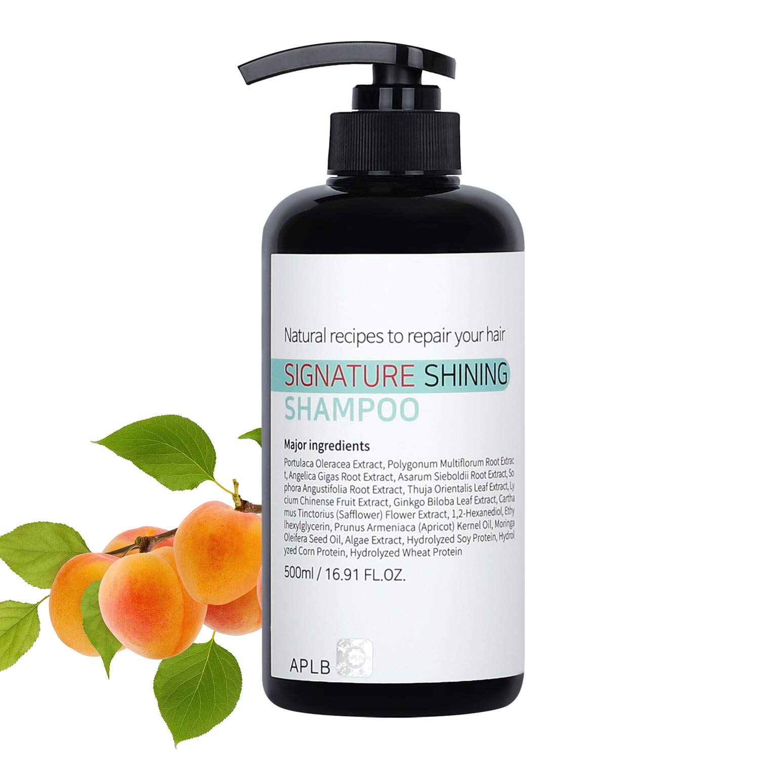 APLBSignature Shining Shampoo 16.91fl.oz. / Gateway of Beauty of Korean Shampoo, for Long, Damaged Hair, Visibly Repairs Damage