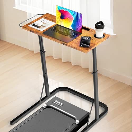 Adjustable Treadmill Walking Pad Desk, for Bike/Cycling Trainer, Workstation Standing