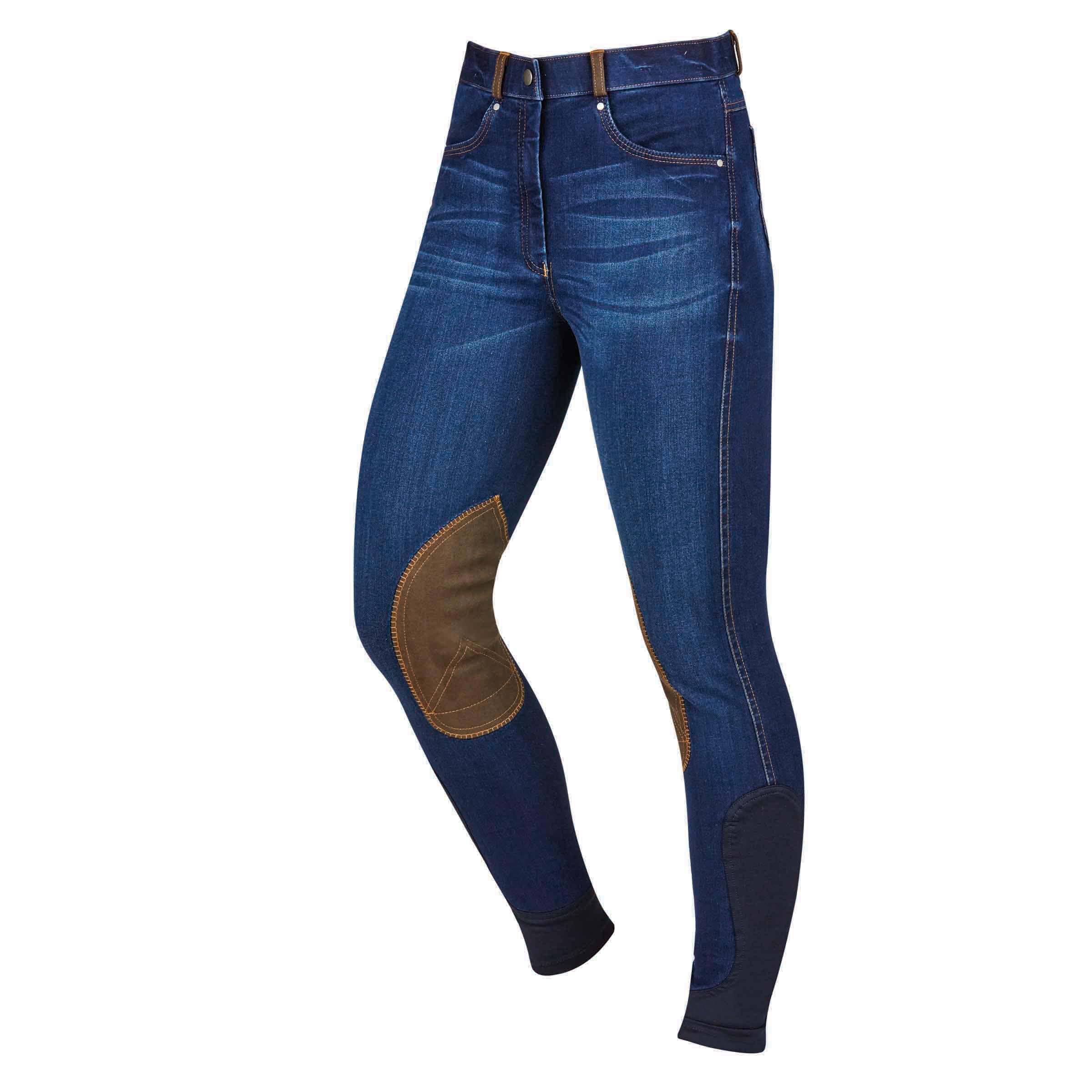 Dublin Shona Knee Patch Denim Breeches