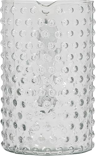 Miniatura 10 de Creative Co-Op Jarra de clavos de vidrio soplado a mano, transparente