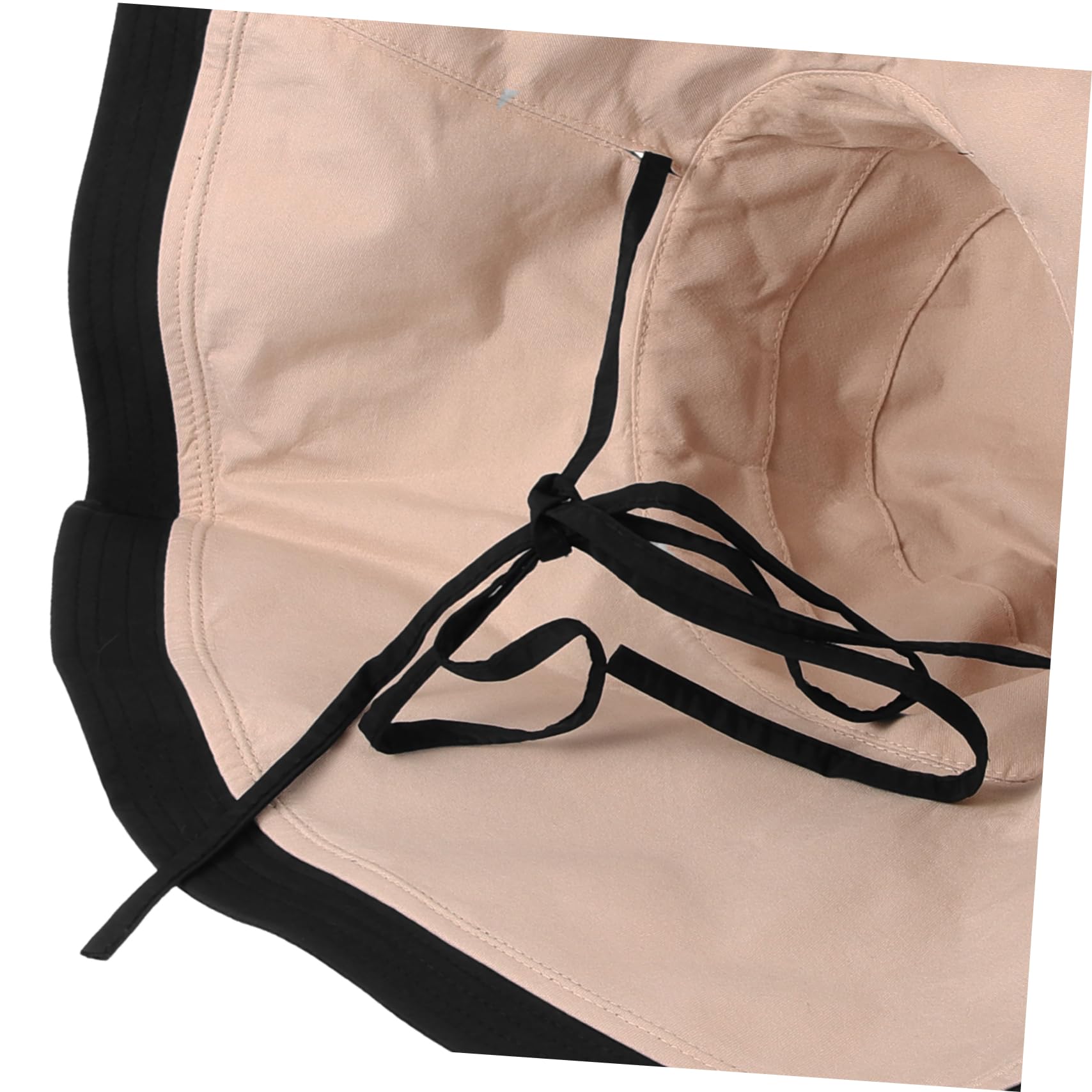 Sombrero Sol de ala Ancha Negro Protección UV para Mujer