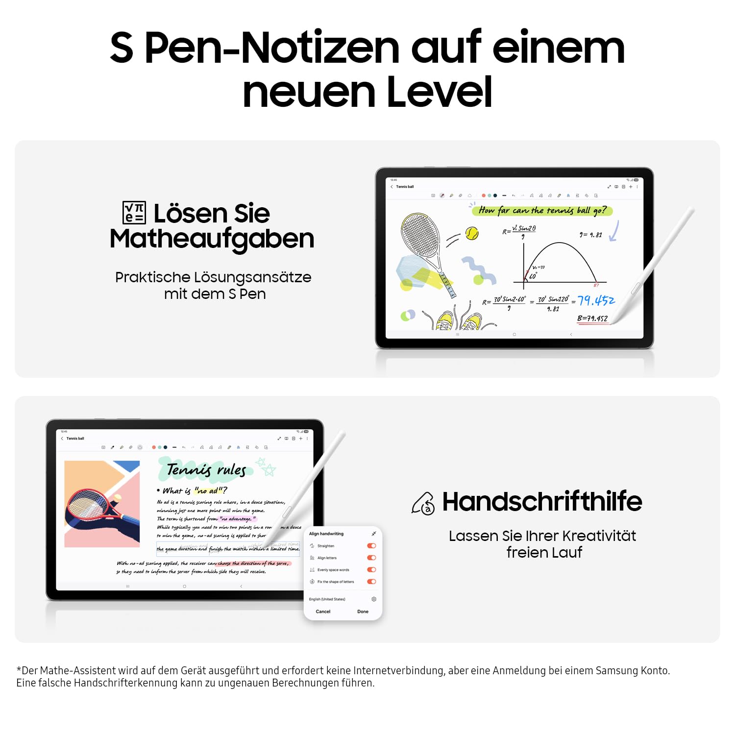 Samsung Galaxy Tab S10 5G Lite Enterprise Edition, Android Tablet mit KI, 6 GB RAM, 128 GB Speicher, inkl. S Pen, 5G, 3 Jahre Herstellergarantie, Grey