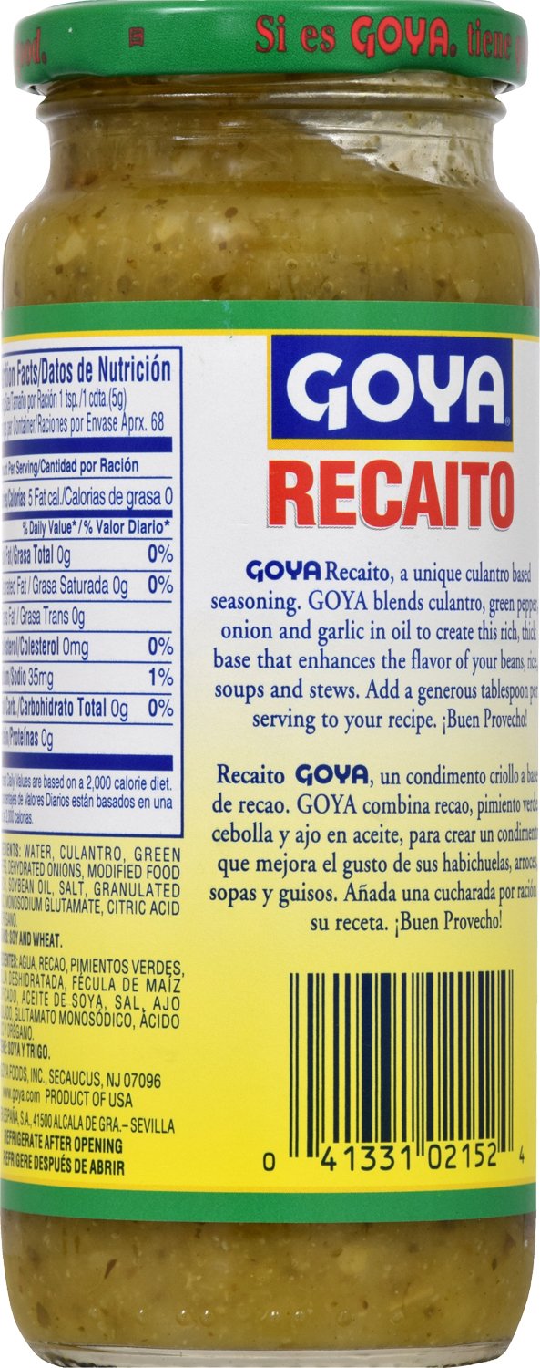 Goya Recaito Cilantro Cooking Base, 12 Ounce
