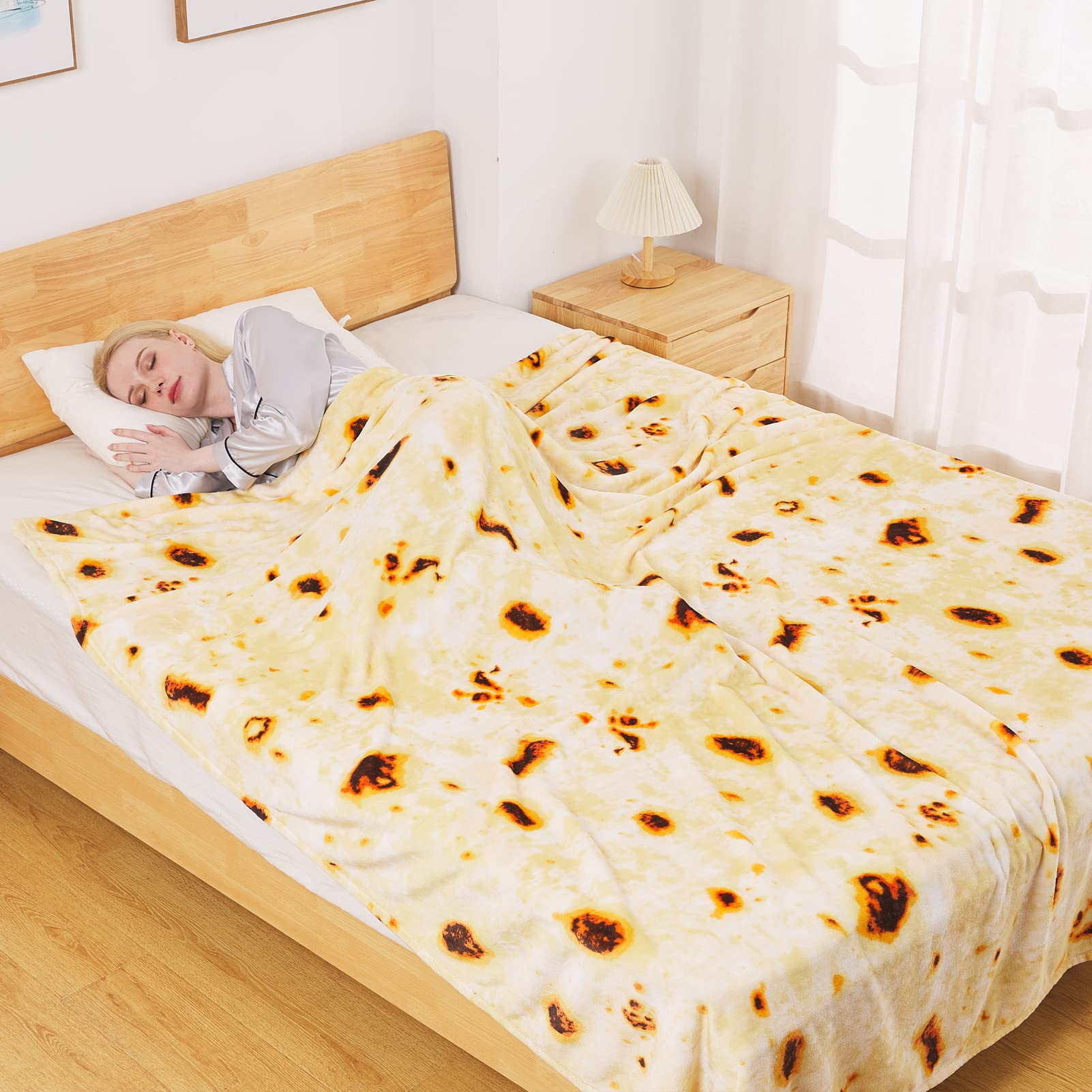 HOZY Burritos Tortilla Blanket Queen Size for All Season - Image 3