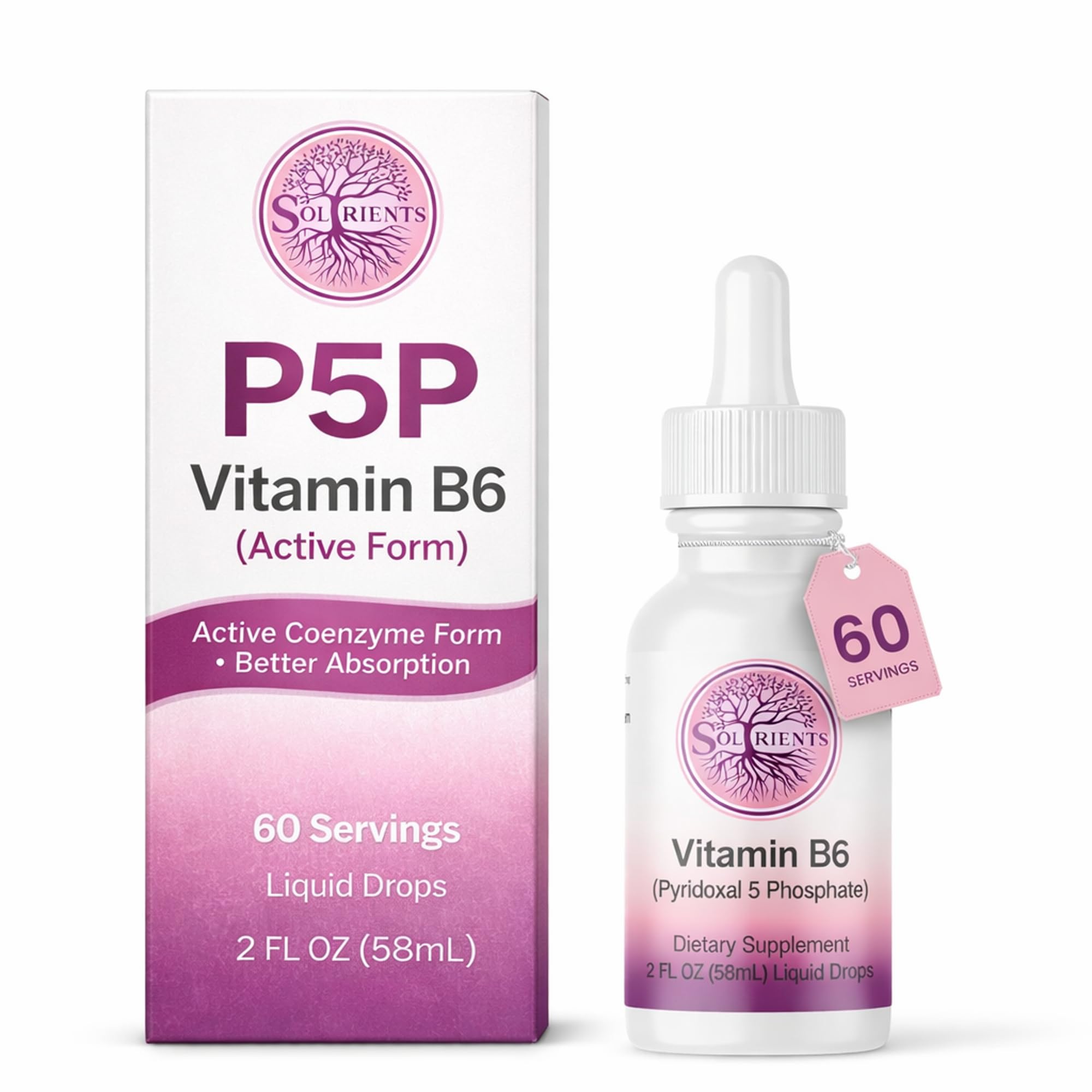 Amazon.com: Soltrients P5P Vitamin B6 Liquid Drops (Pyridoxal 5