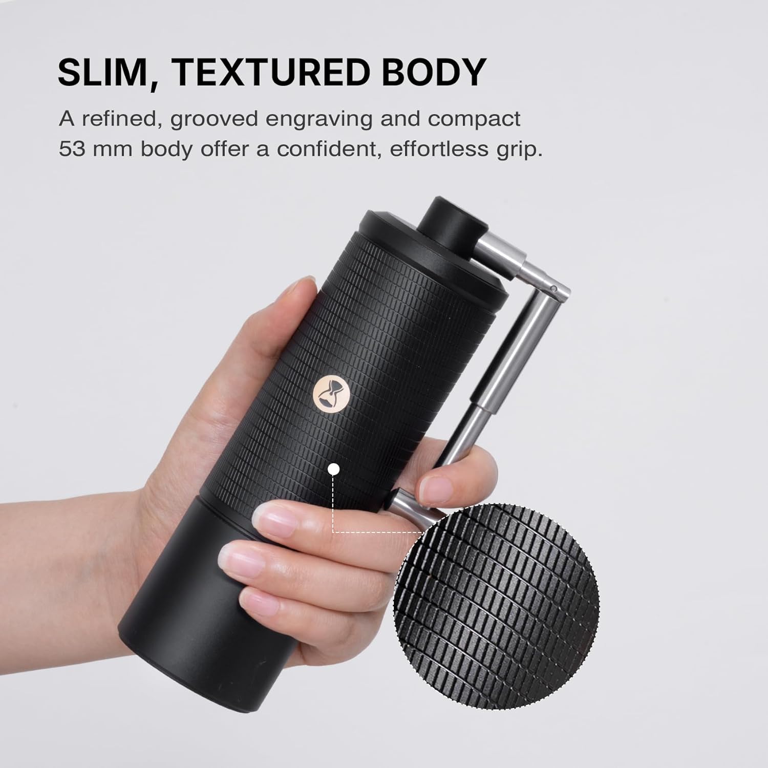 TIMEMORE C5 Pro Slim, Textured Body for Comfortable Grip