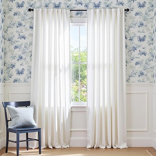 Miniatura 21 de Lazzzyt Cortinas de terciopelo para sala de estar gris, juego de 2 paneles de lujo suaves, cortinas con aislamiento térmico de 96 pulgadas de largo,
