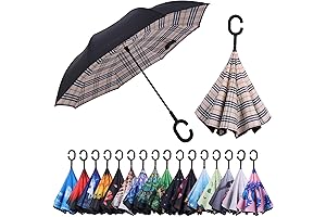 Innovative Reverse Umbrella for Effortless Convenience