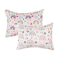 Vista 72 de ALVABABY Paquete de 2 fundas de almohada de algodón orgánico para niños pequeños, fundas de almohada para niños de 13 x 18 pulgadas o 12 x 16