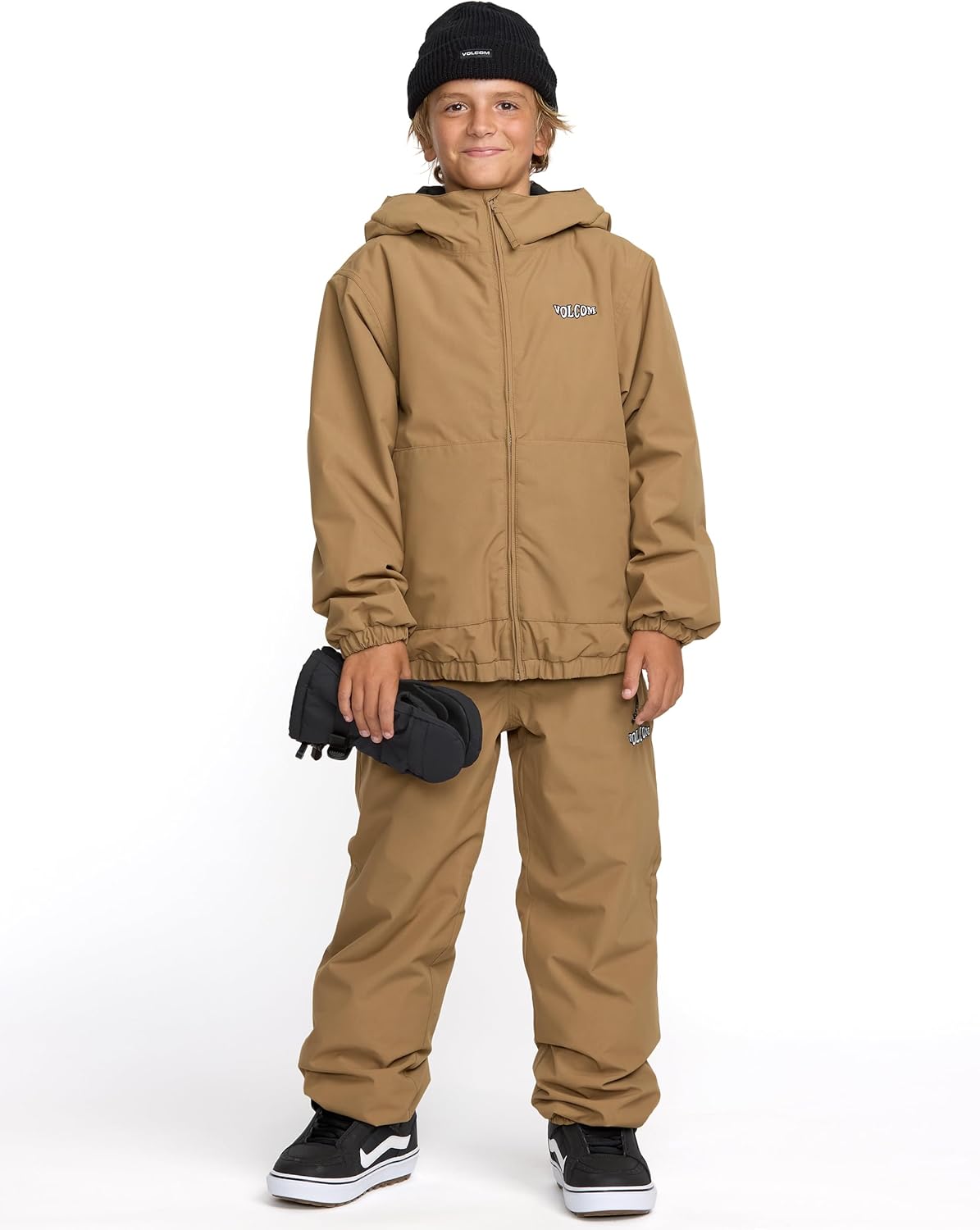Volcom Kid's Chaos FZ Jacket – 10K Waterproof Youth Snow Jacket with Grow-Tech & Zip Tech®