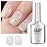 GAOY Shimmer Gel Nail Polish, 16ml Translucent Jelly Glitter Gel Polish, Soak Off UV Light Cure for Nail Art DIY at Home, 1609 Milky White