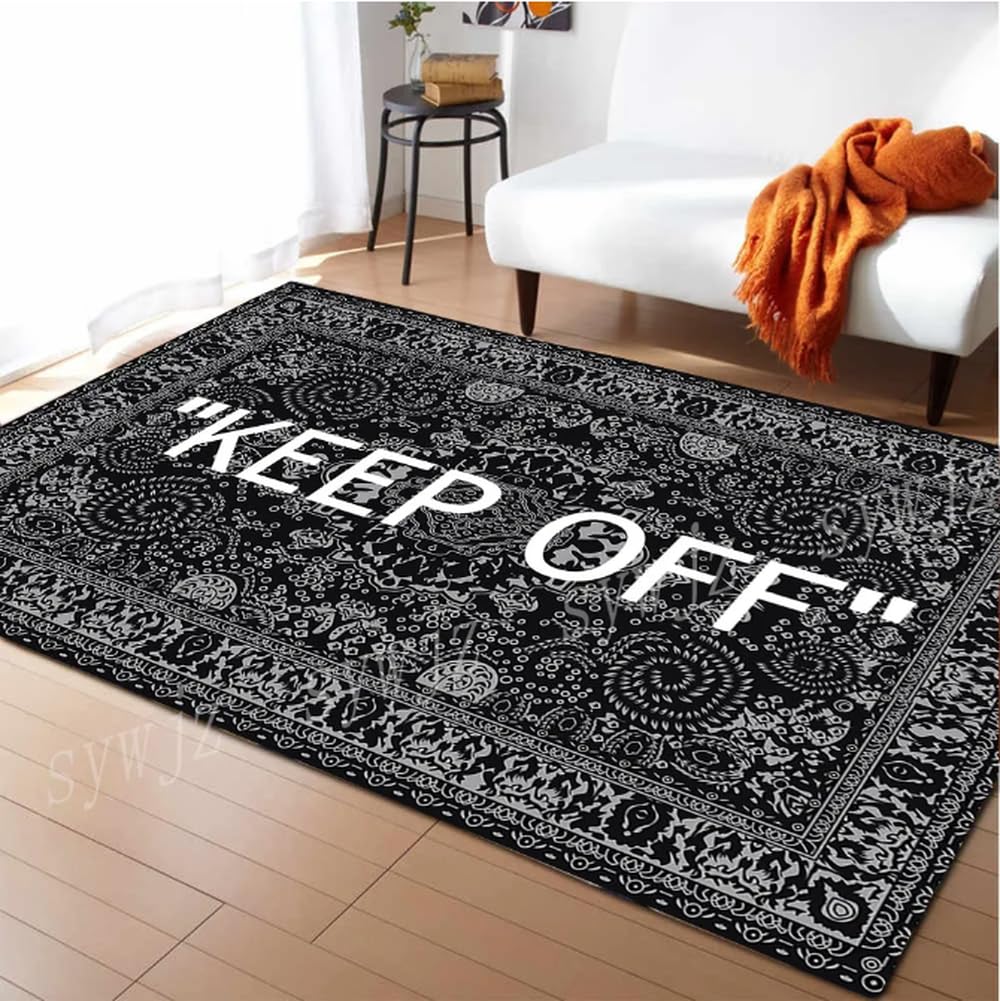 Tapis de salon noir maison long couloir tapis de sol de cuisine 100x160