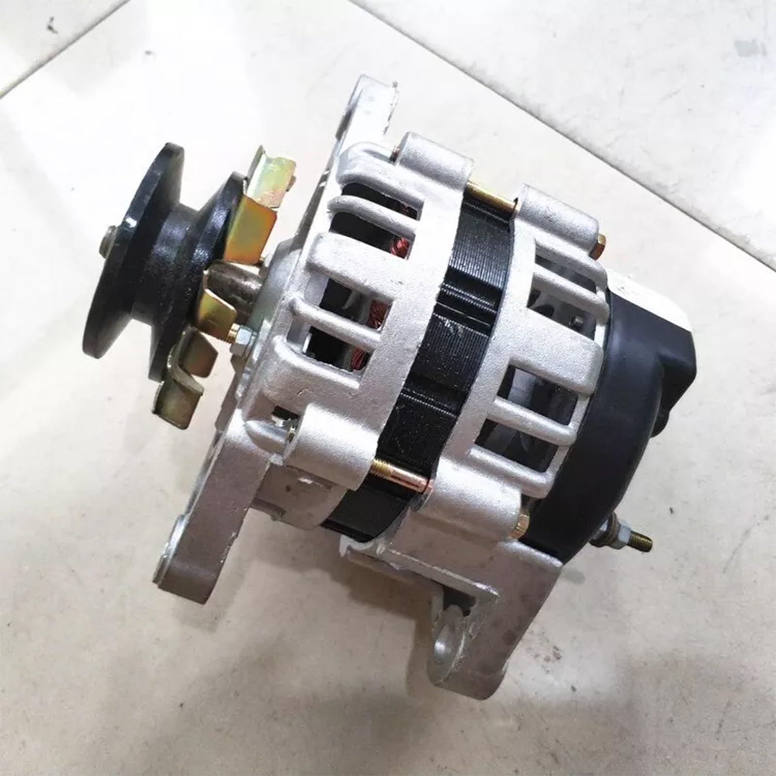 Alternador Doméstico Sin Escobillas De Imán Permanente De 220 V Y 2000 W, Generador De Polea De Alta Potencia Con Cable De Cobre Puro Y Estabilizador De Voltaje.