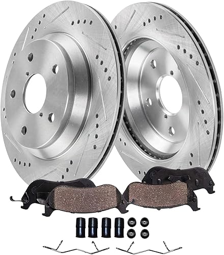 Miniatura 24 de Detroit Axle - Kit de freno trasero para Honda Civic L4 1.8L 2006-2015 Honda Civic Frenos Zapatas 2007 2008 2009 2010 2011 2012 2013 2014 Reemplazo: