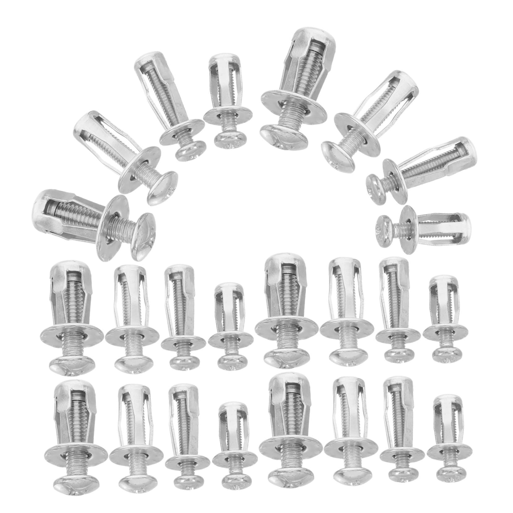 ABOOFAN 240 Stck. Teiliges Expansion Schrauben Carbonstahl Dübel für und Gipskartonwände mit Blütenblatt Metallanker für Möbelbefestigung und Heimwerkerprojekte