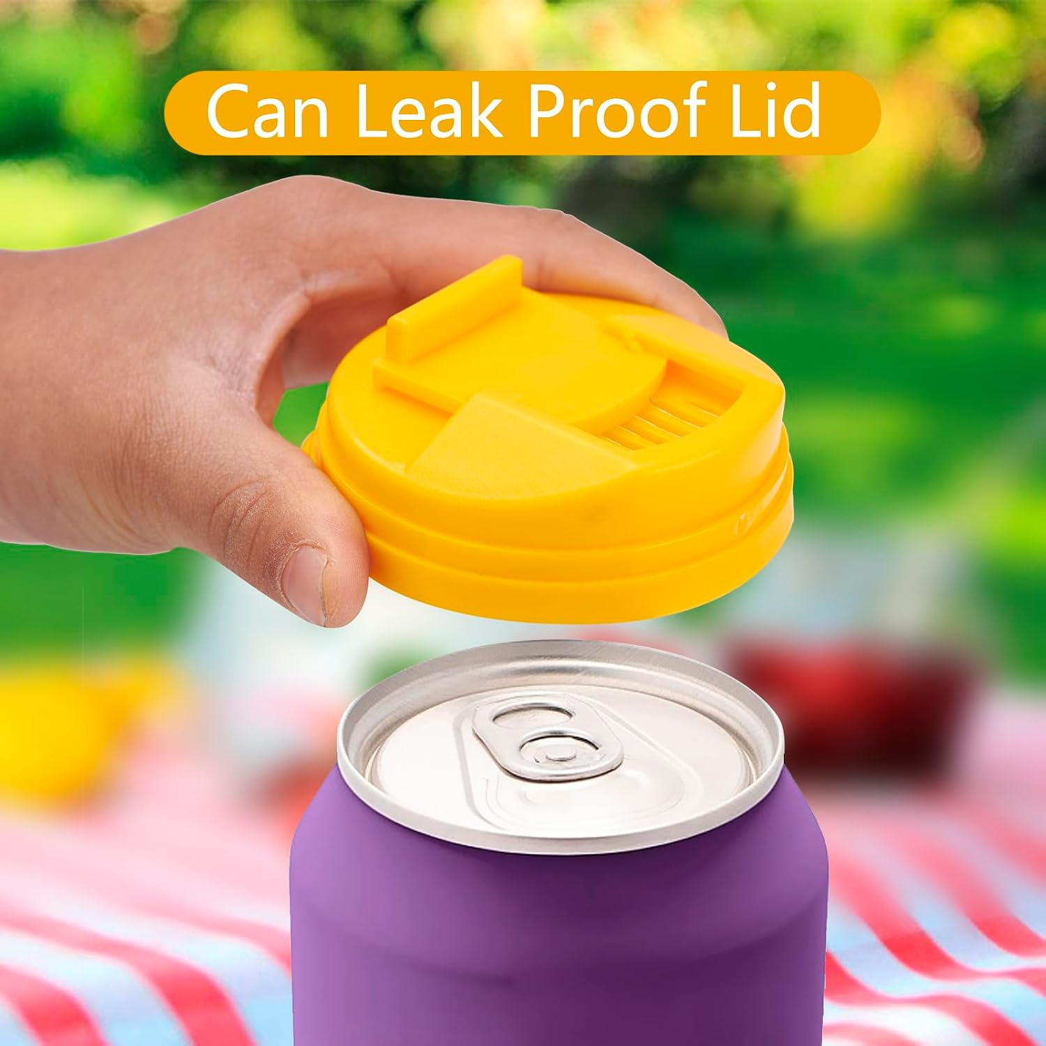 Soda Can Lid Covers 12 Pack, Round Protector, Reusable Plastic Lids Fit Standard Soda Drink Beer Juice Beverages Cans Storage 2.4 Inch