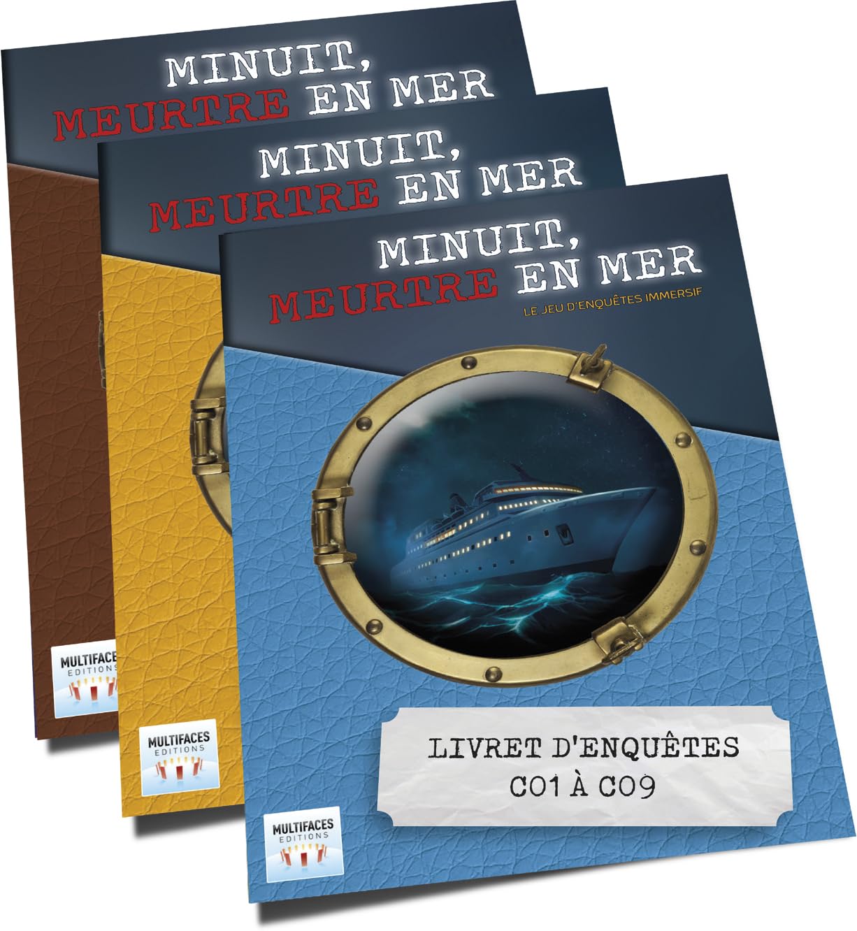 Asmodee - Mezzanotte, Omicidio in Mare 2nde Edizione - Multifaccia - Gioco investigativo sceneggiato - Cooperativo o Solo - Da 14 Anni - 1 a 6 Giocatori - 30 a 90 Min - Versione Italiana