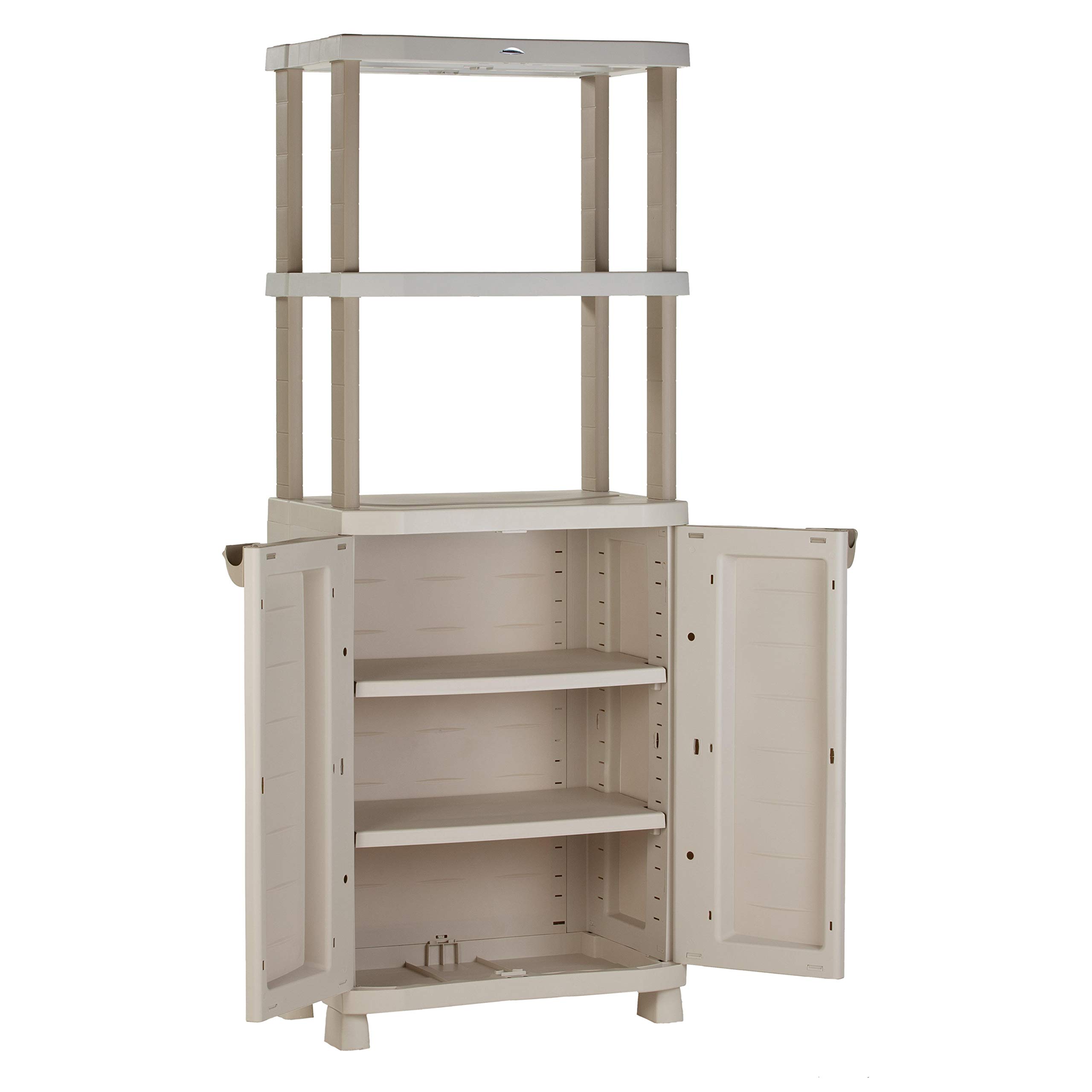 ARMARIO DE RESINA PLASTIKEN | 70 CM IML CON ESTANTERIA | 70 x 45 x 184 CMS