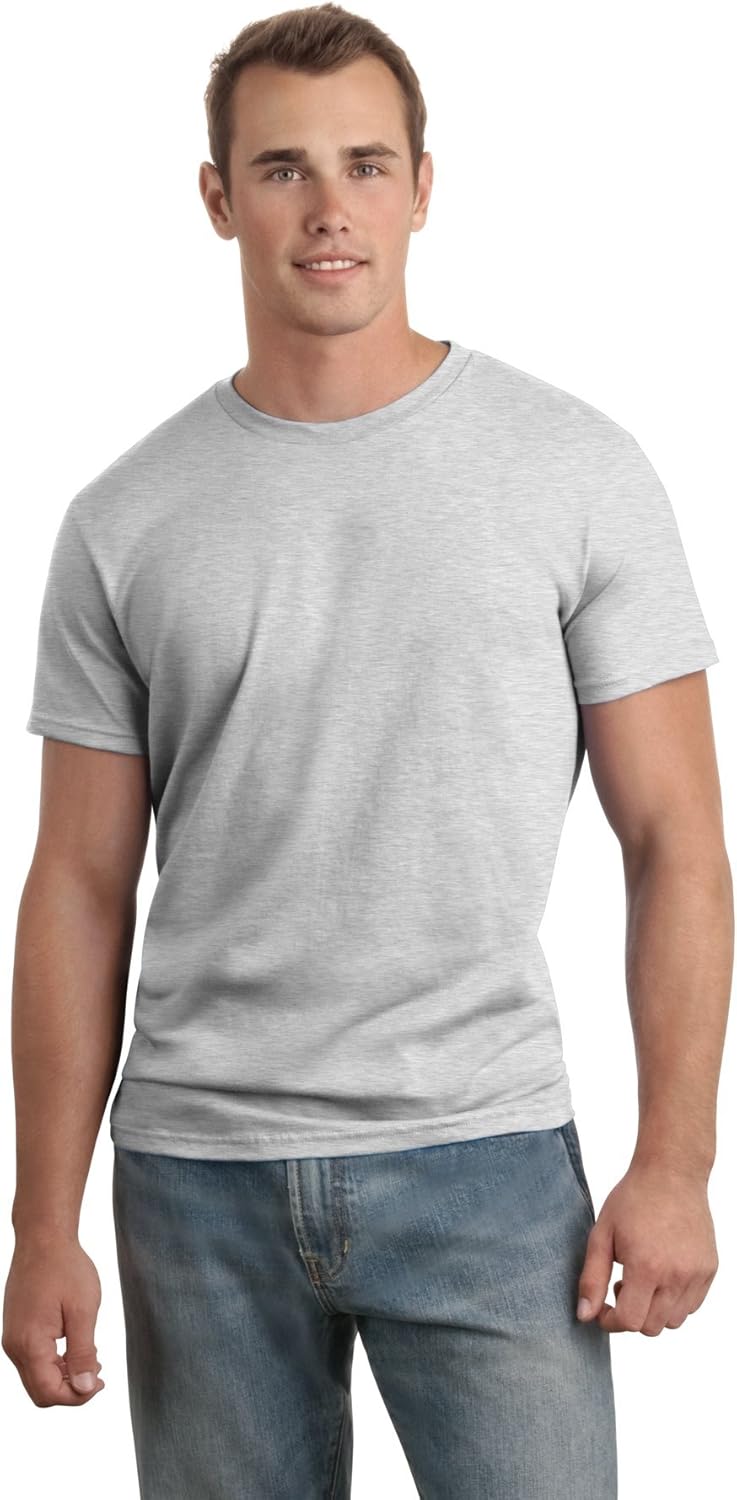 Hanes mens Crewneck Large Ash