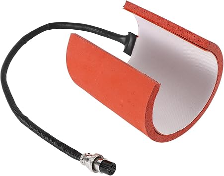 Sublimation Machine 220V Silicone Mug Heating Pad Mat Mug Heat Press Parts for Mugs Printing Press 11OZ Cups, Red