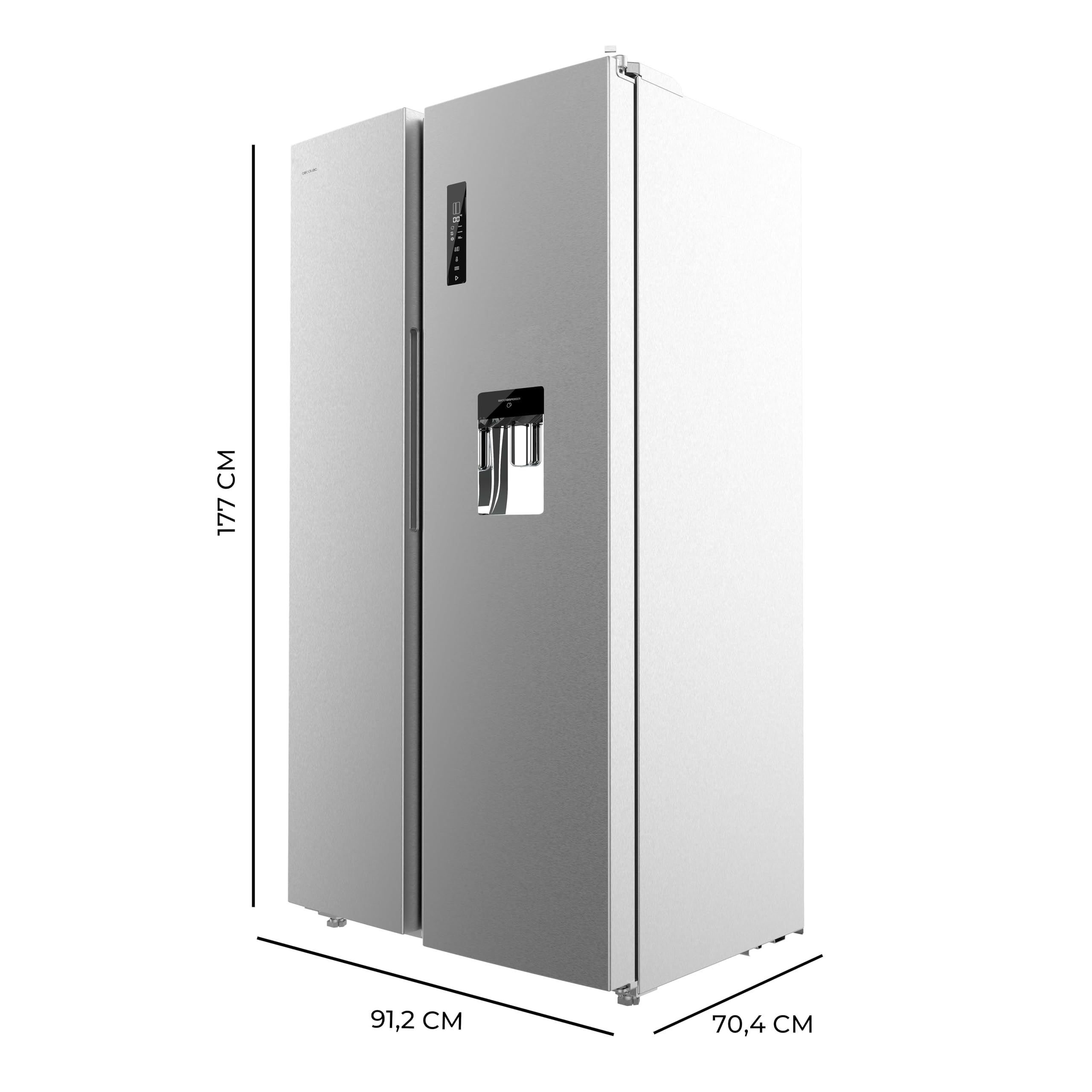 Frigorifero Americano Side by Side Cecotec Bolero Coolmarket Sbs 559 Inox - Dettaglio