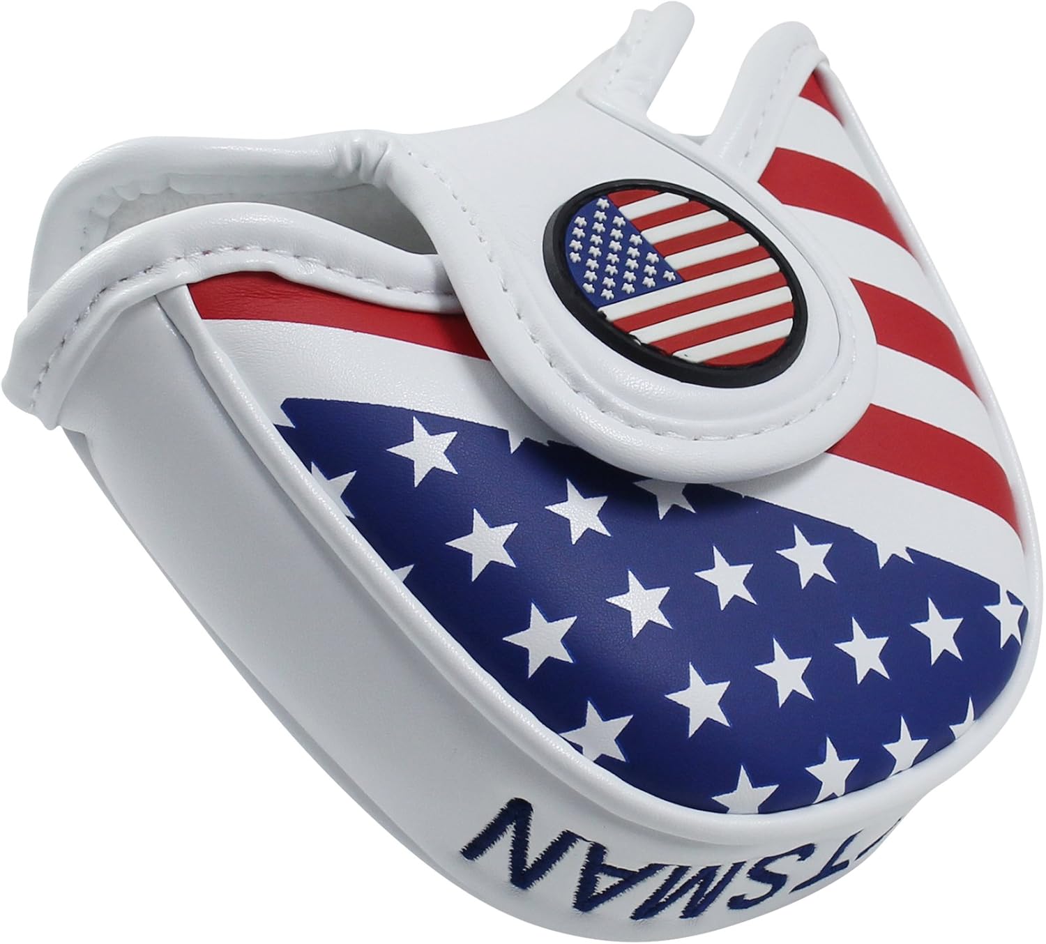 Craftsman Golf USA America Mallet Putter Cover Headcover for Scotty Cameron Odyssey (for Heel Shaft) : Sports & Outdoors