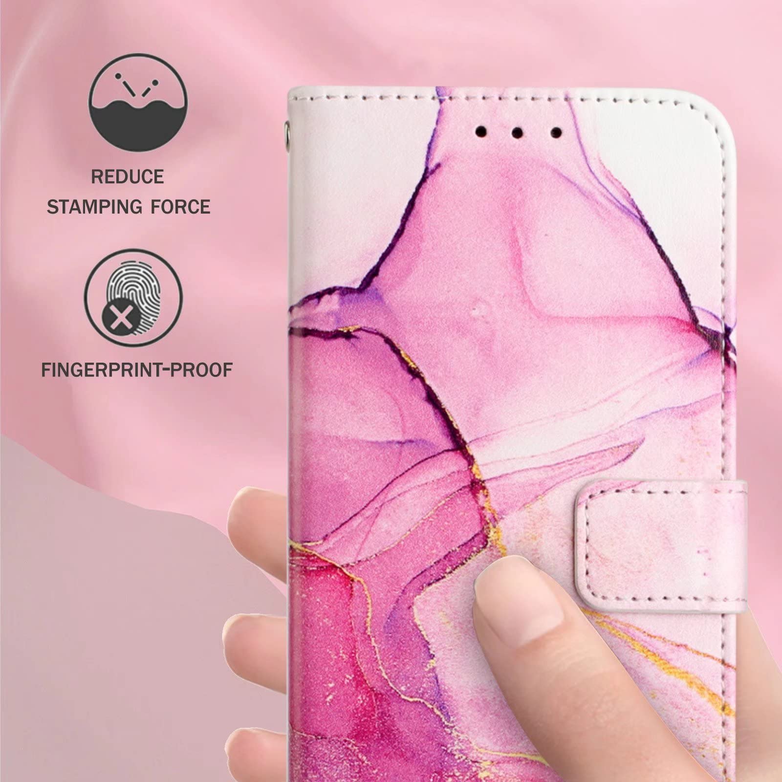 RanTuo Cover Per Xiaomi Redmi Note 11T 5G, Custodia Flip In Pelle PU Con Porta Schede E Staffa – Bianco Polvere - 2