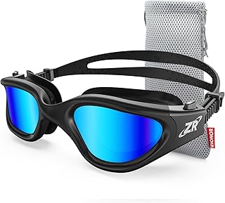 ZIONOR - Gafas de natación polarizadas G1 mejoradas, antiempañamiento, para adultos, hombres y mujeres