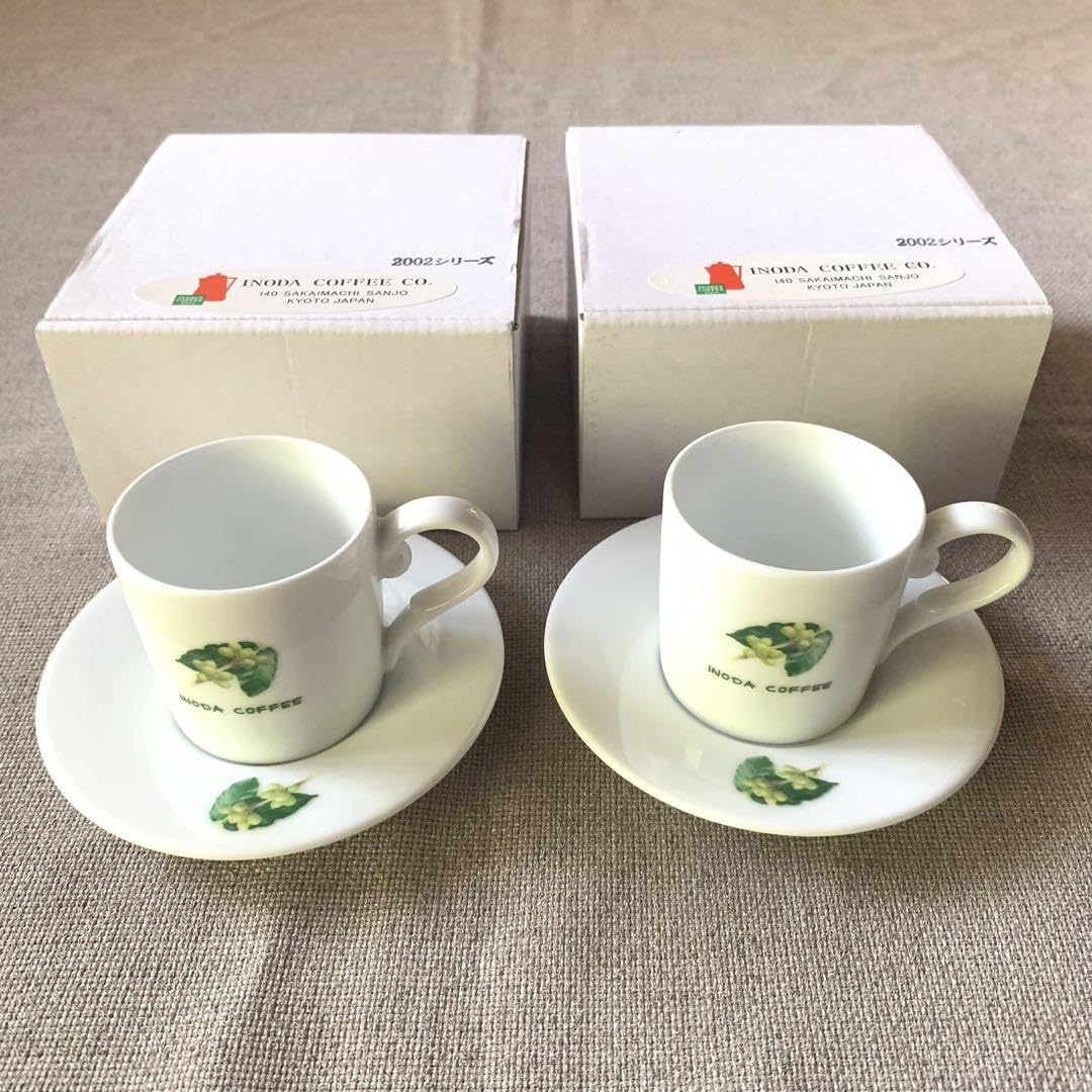 Amazon.co.jp: 限定品 イノダコーヒー コーヒーカップソーサー 2個