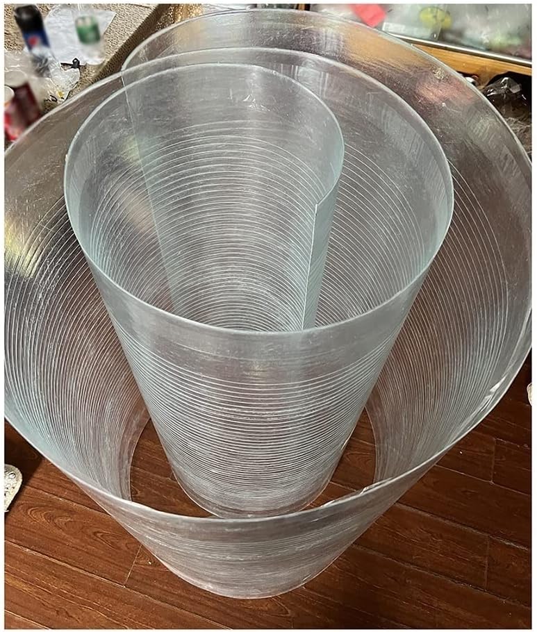 Plancha de policarbonato, Paneles de Fibra de Vidrio de 0,8 mm. Aislamiento Impermeable Resistencia a los Impactos de la Nieve para Cubiertas industriales invernaderos