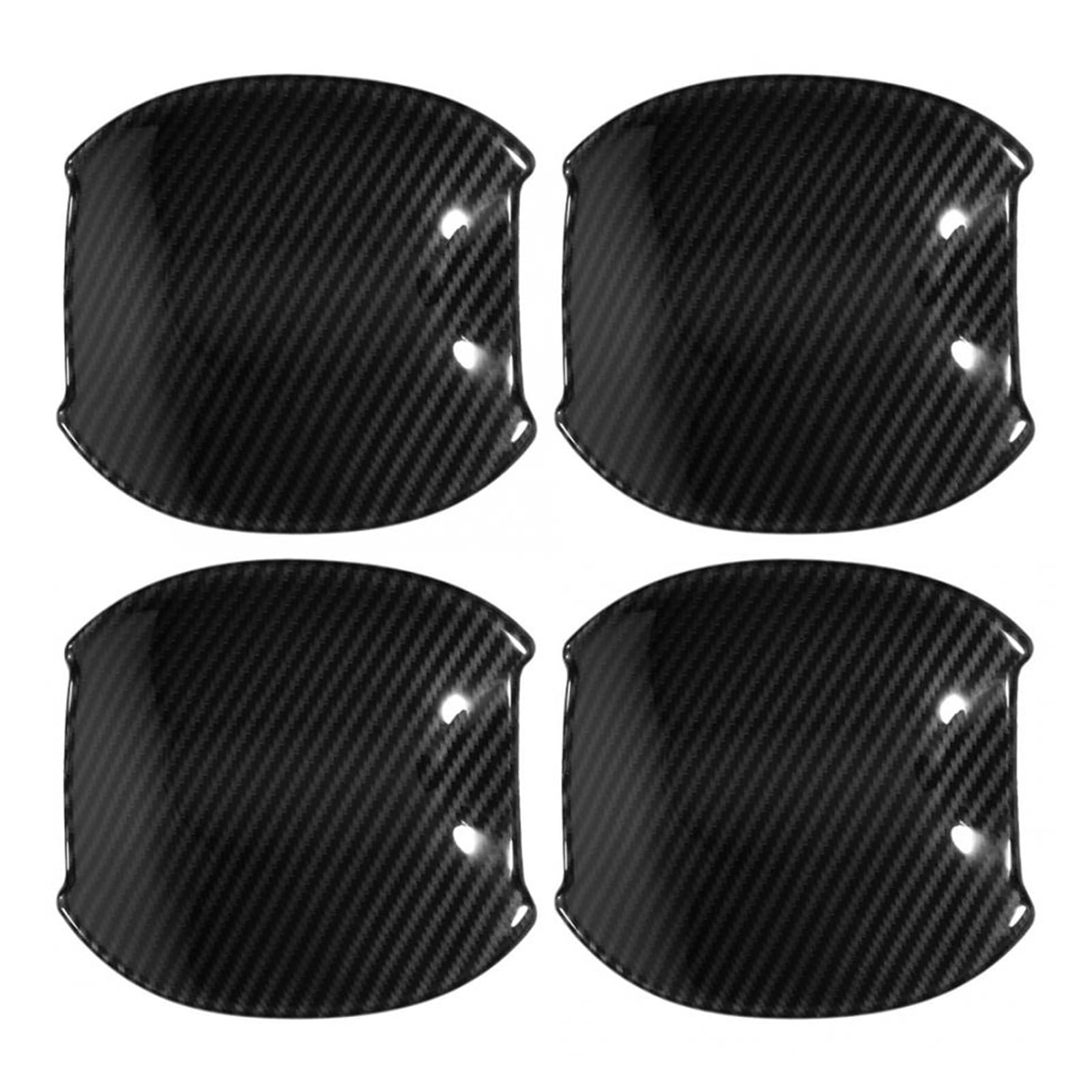 Poignées de porte extérieure de voiture aspect carbone F-Pace 2016