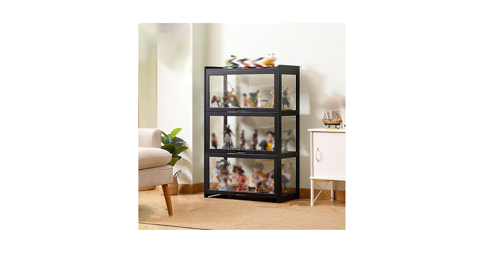 ショーケース　フィギュアなどを飾れます Amazon.co.jp: ショーケース コレクションケース 棚 新しい厚く