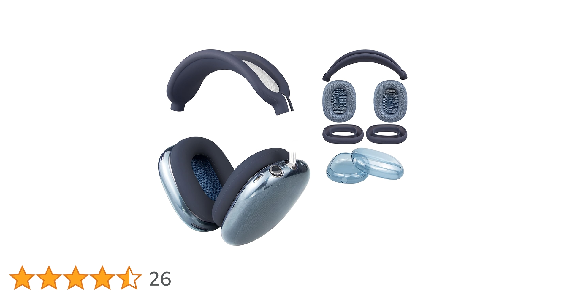 AirPods Max 本体　ケース　Ear cushion換えセット Amazon.com: Ear Cushions for AirPods Max Headphone