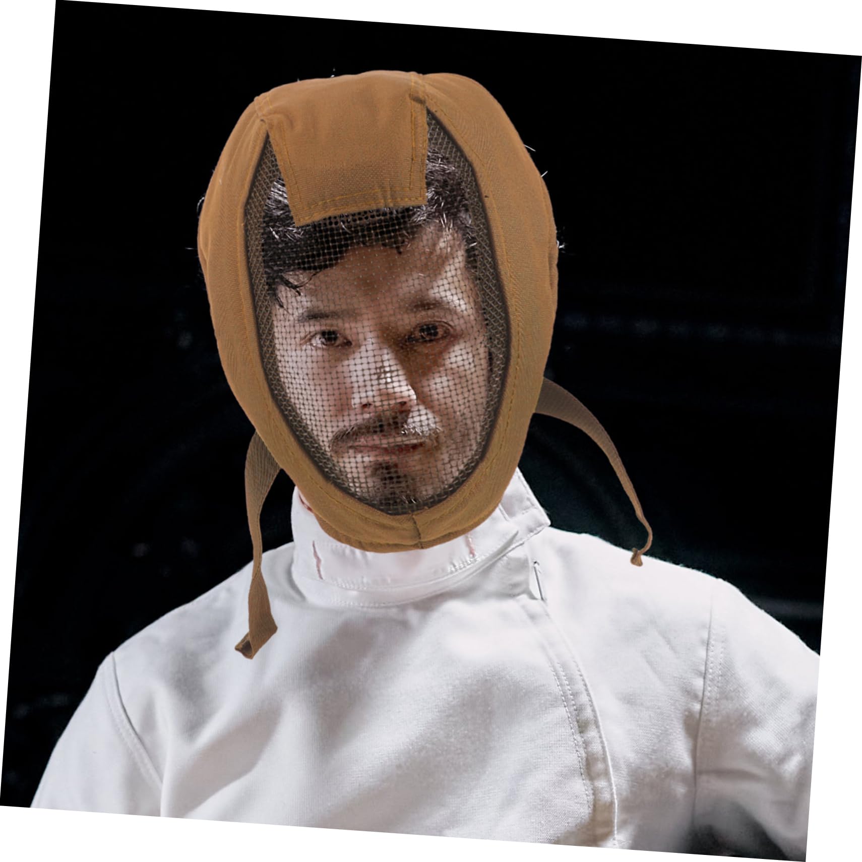 YARNOW Gesichtsschutzmaske Aus Stahlgeflecht Vollgesichtsschutz Für Outdoor-aktivitäten Transparente Und Robuste Feldmaske Für Fechtsport Und Mannschaftsspiele