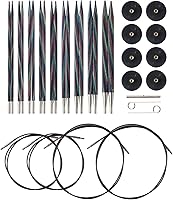 Vista 7 de Knit Picks Opciones Juego de agujas de tejer intercambiables de madera - US 4-11 (Caspian)
