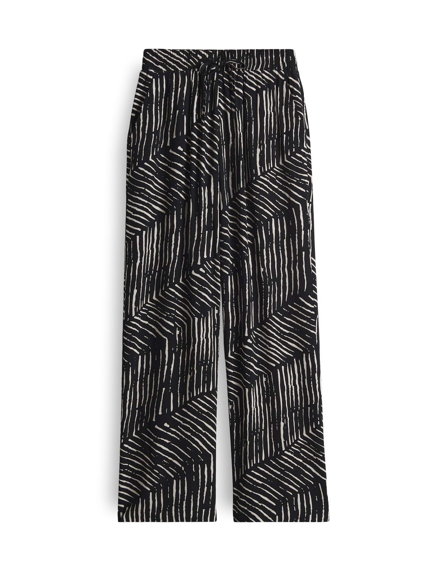 OPUS Damen Wide Leg Pants | MAROU Palm Leaves Wide Leg Pants mit Komfortbund