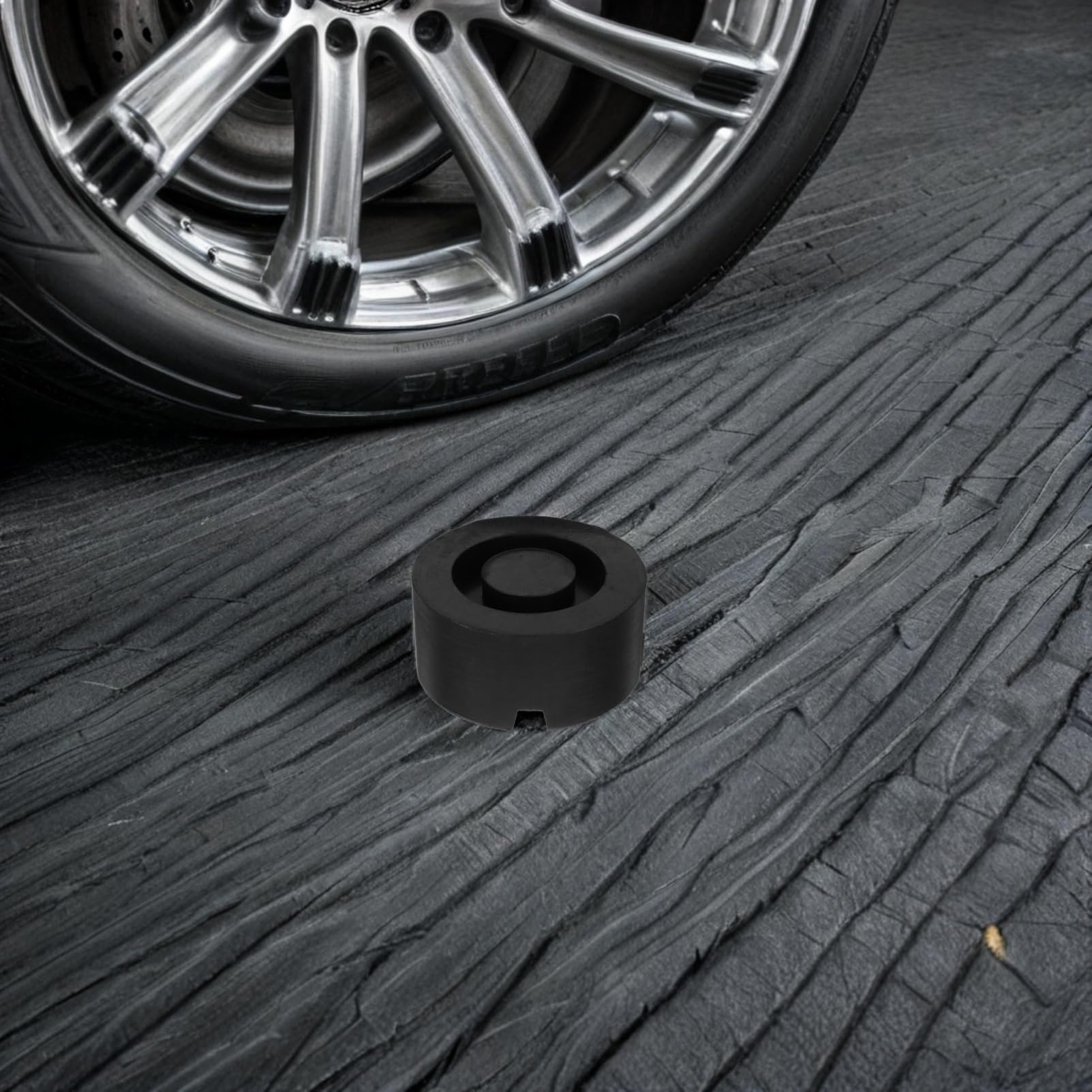 Holibanna 2 pezzi Tampone Gomma per Jack da per Stabilizzazione Auto e Protezione per Uso e