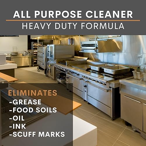 Miniatura 5 de Spitfire Diversey SC 100870948 RTU Limpiador multiusos de energía líquida, desengrasante resistente para tiendas y cocinas, aroma a pino, repuesto